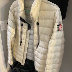 Moncler Silver Apres-Ski Jacket